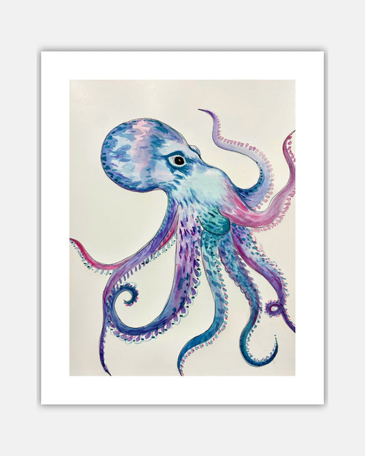 Watercolor Octopus