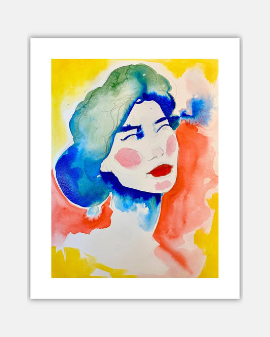 Color Burst Woman