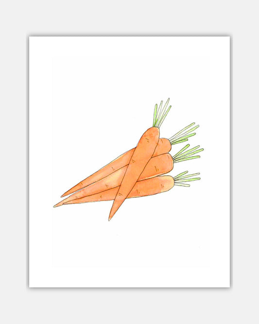 Pen & Ink Carrots