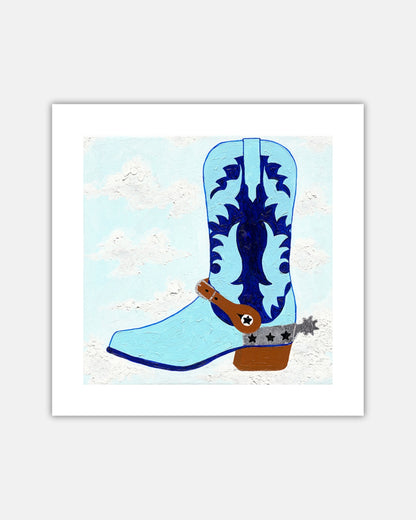 Baby Blue Cowboy Boot