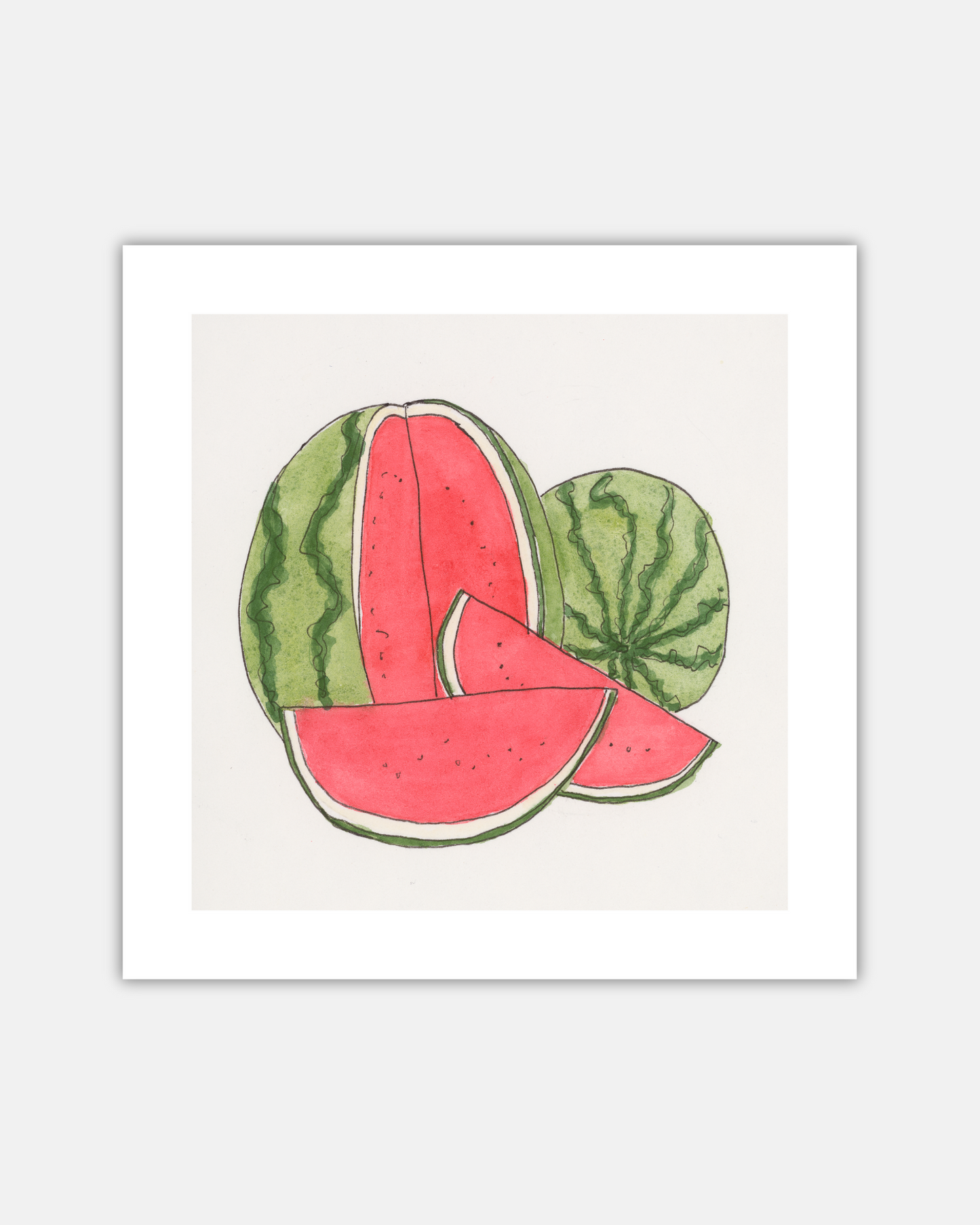 Pen & Ink Watermelon